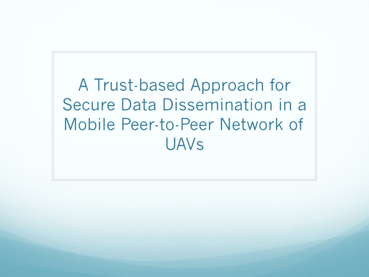 a trust based approach for secure data n.w