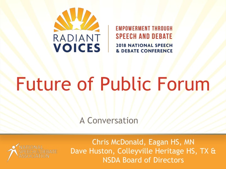 future of public forum n.w