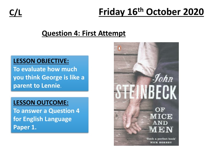 friday 16 th october 2020 n.w