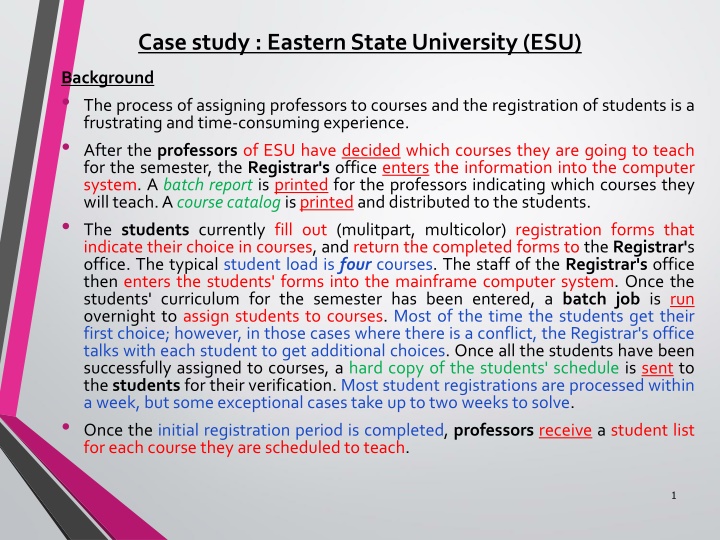 case study eastern state university esu n.w