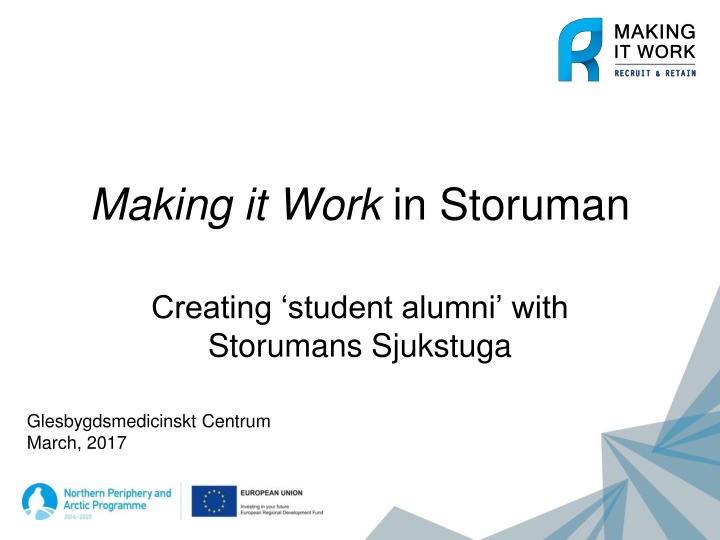 making it work in storuman n.w