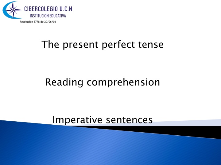 the present perfect tense n.w
