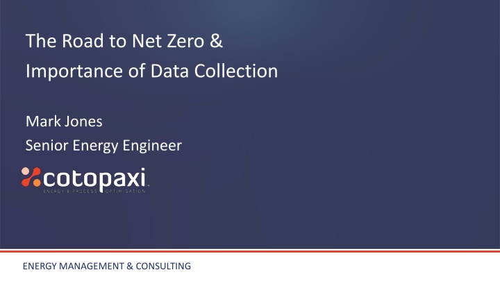 The Road to Net Zero: Importance of Data Collection in Energy Management and Consulting