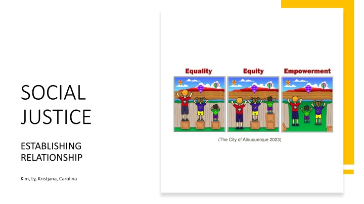 social justice n.w