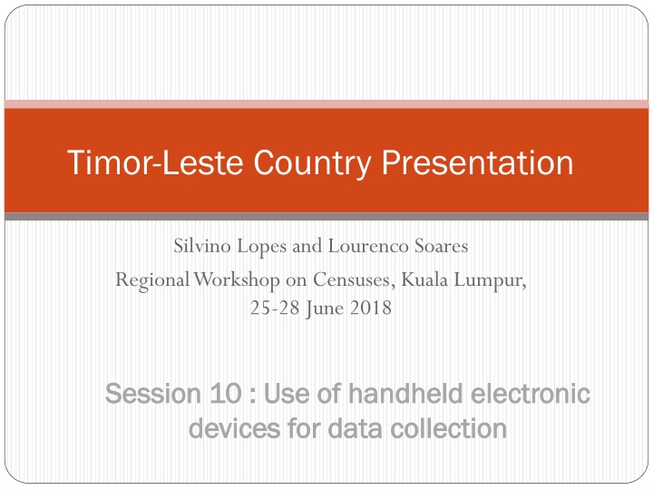 timor leste country presentation n.w