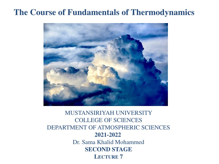 Heat Capacities and Specific Heats in Thermodynamics