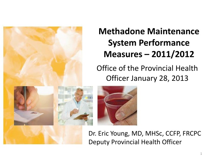 methadone maintenance system performance measures n.w