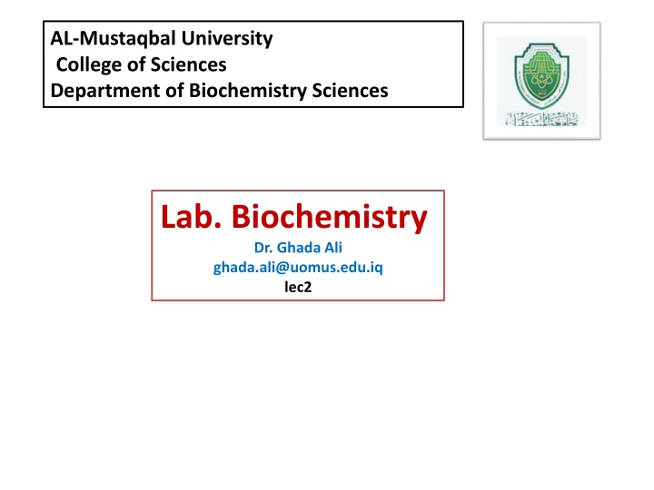 al mustaqbal university college of sciences n.w