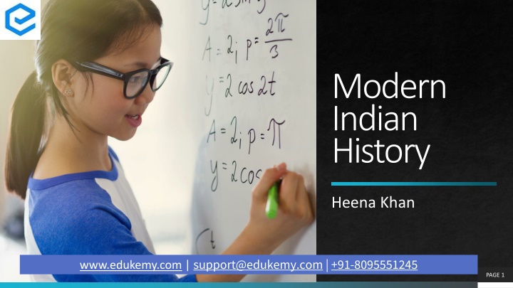 modern indian history n.w