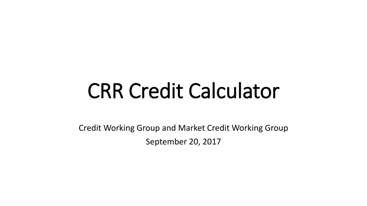 crr credit calculator crr credit calculator n.w
