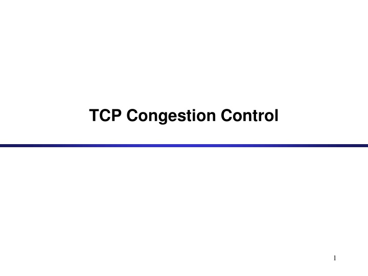 tcp congestion control n.w