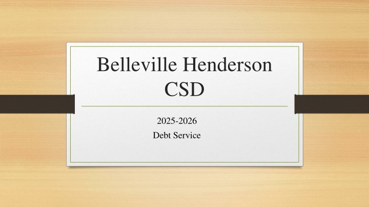 belleville henderson csd n.w