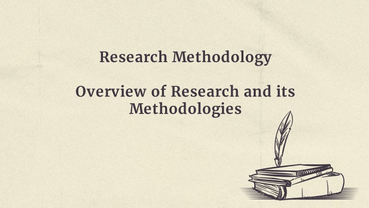 research methodology n.w