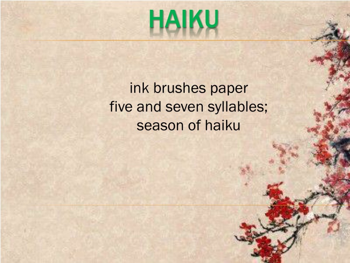 haiku n.w