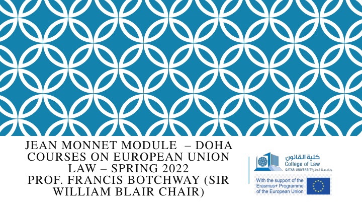 jean monnet module doha courses on european union n.w