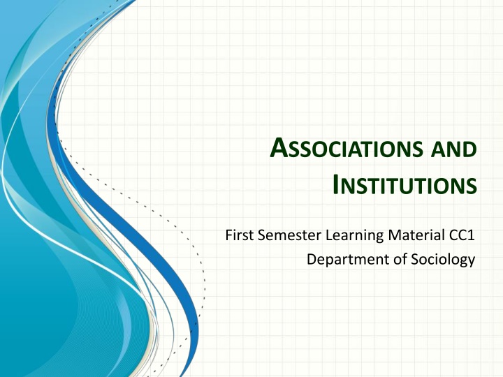 a ssociations and i nstitutions n.w