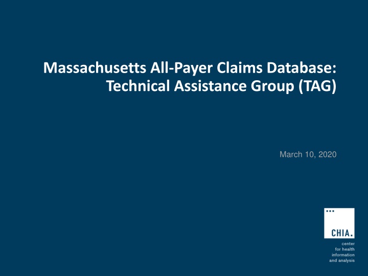 massachusetts all payer claims database technical n.w
