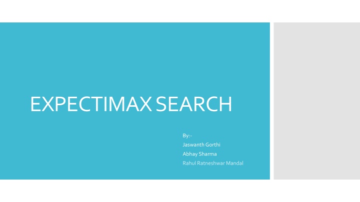 expectimax search n.w