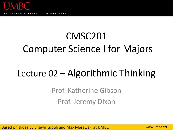 cmsc201 n.w