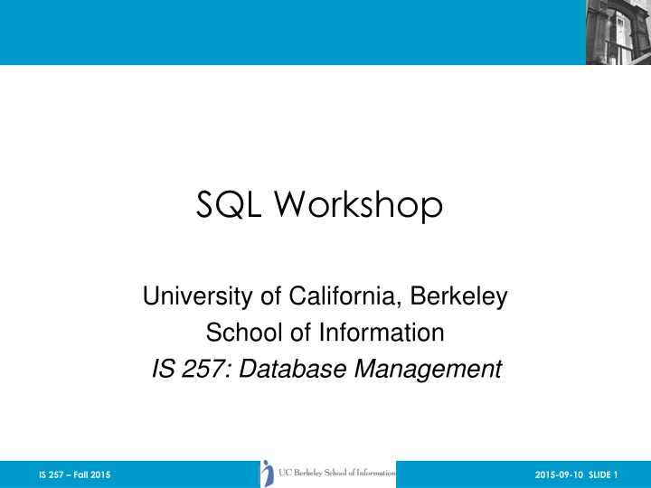 sql workshop n.w