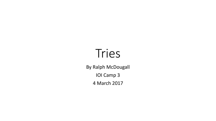 tries n.w