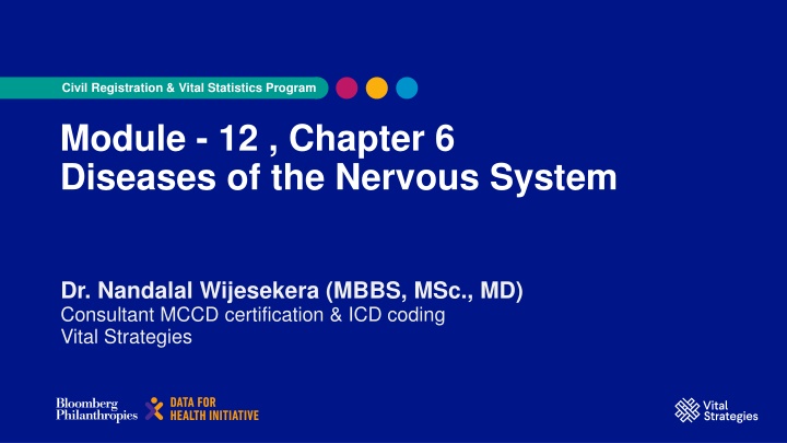 civil registration vital statistics program n.w