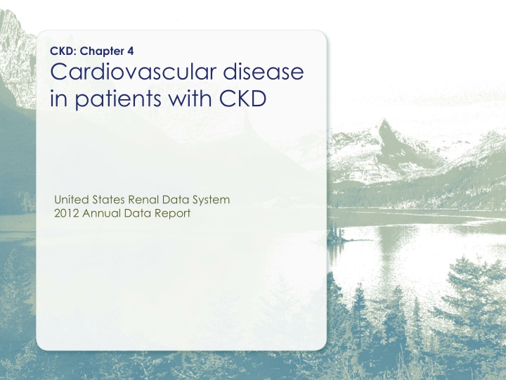 ckd chapter 4 cardiovascular disease in patients n.w