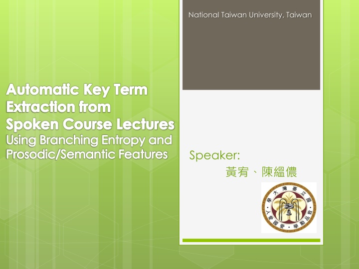 national taiwan university taiwan n.w