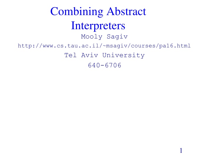 Combining Abstract Interpreters: Developing New Transformers and Domains with Pointer Semantics