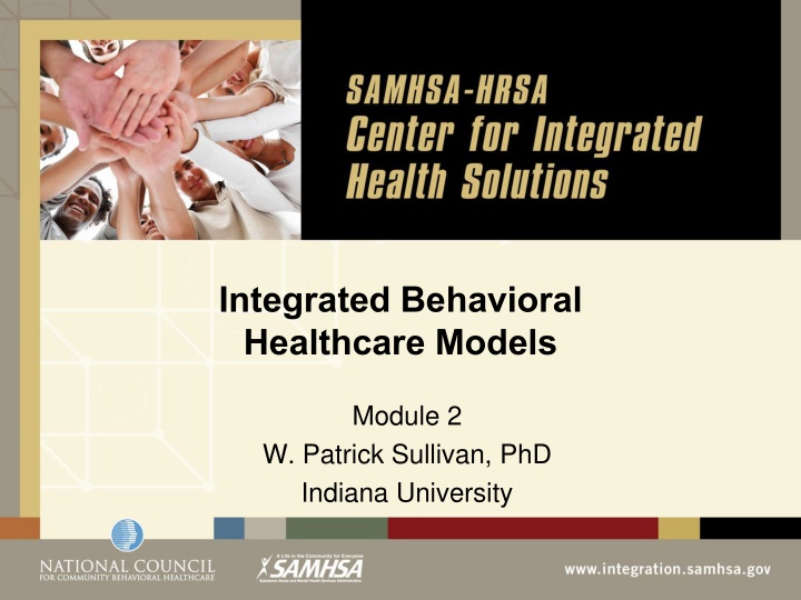 integrated behavioral healthcare models n.w
