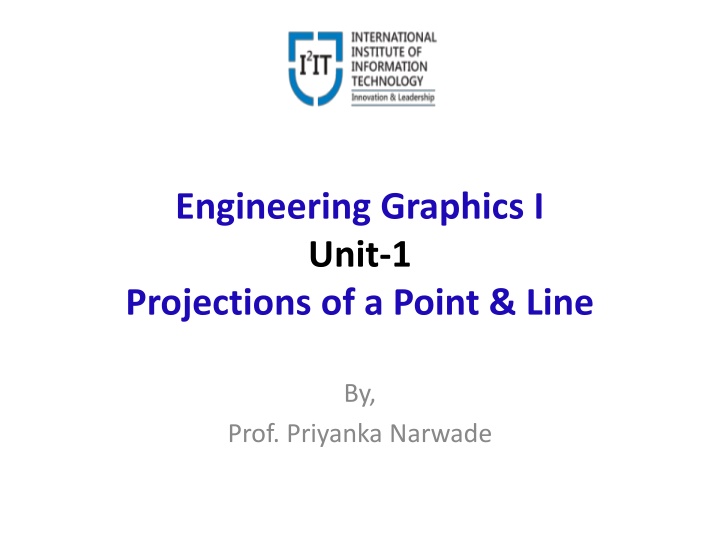 engineering graphics i unit 1 projections n.w