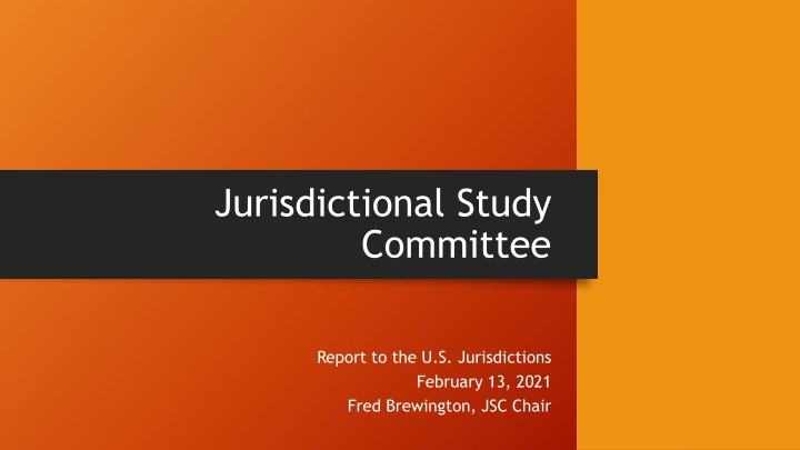 jurisdictional study committee n.w