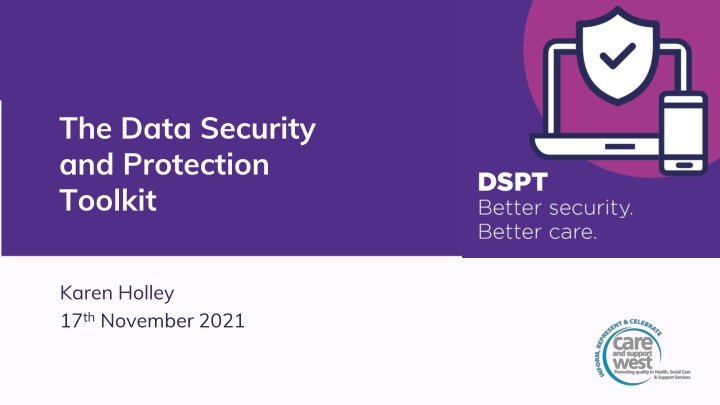 the data security and protection toolkit n.w