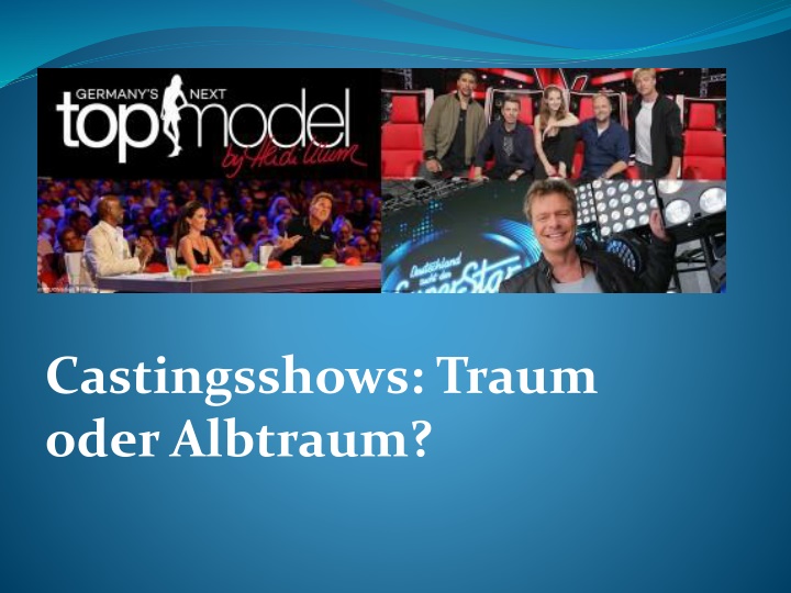 castingsshows traum oder albtraum n.w