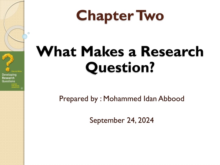 chapter two n.w