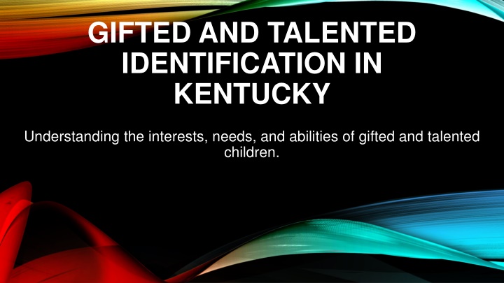 gifted and talented identification in kentucky n.w