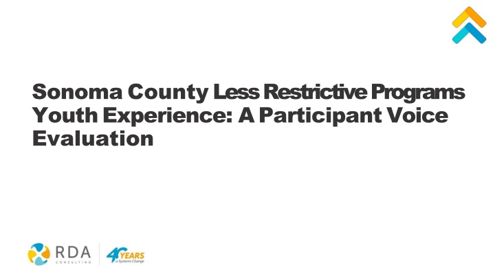 sonoma county less restrictive programs youth n.w
