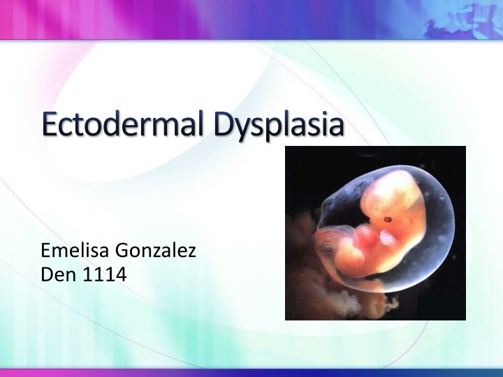 ectodermal dysplasia n.w