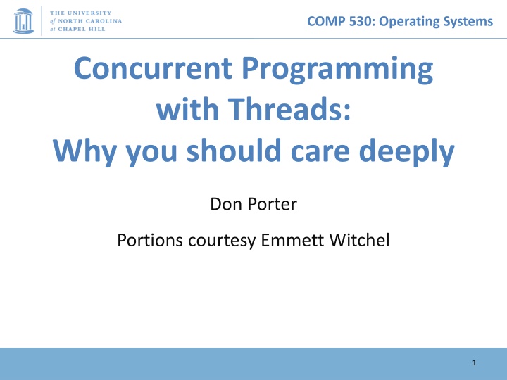 comp 530 operating systems n.w