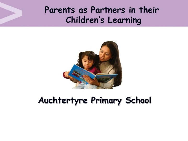 parents as partners in their children s learning n.w