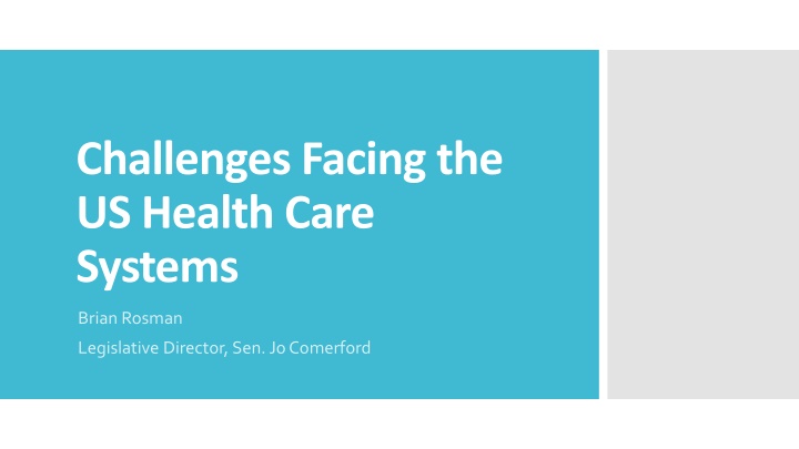 challenges facing the us health care systems n.w