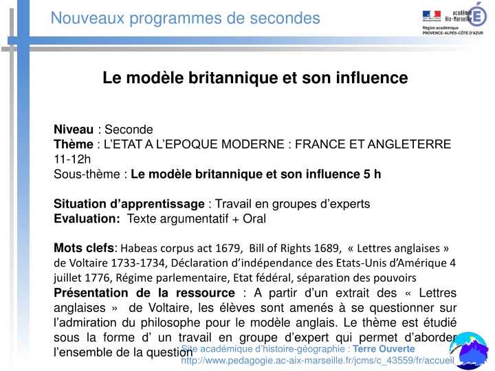 nouveaux programmes de secondes n.w