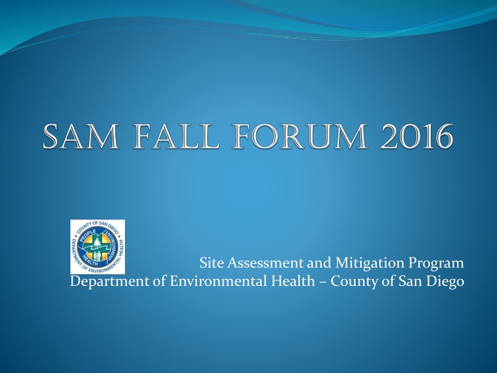 San Diego Environmental Health Program Updates