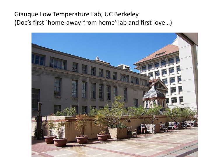 giauque low temperature lab uc berkeley n.w