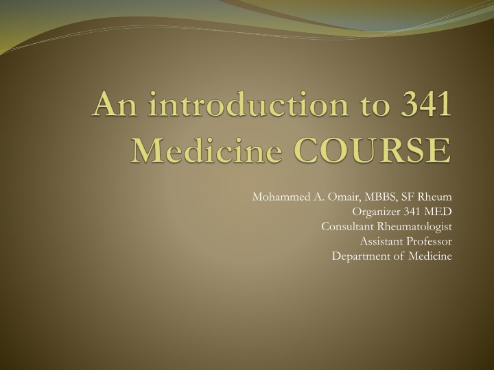 mohammed a omair mbbs sf rheum n.w