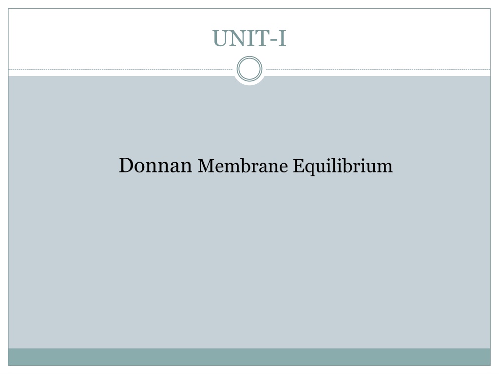 unit i n.w