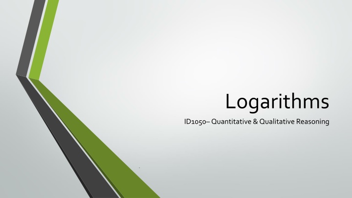 logarithms n.w