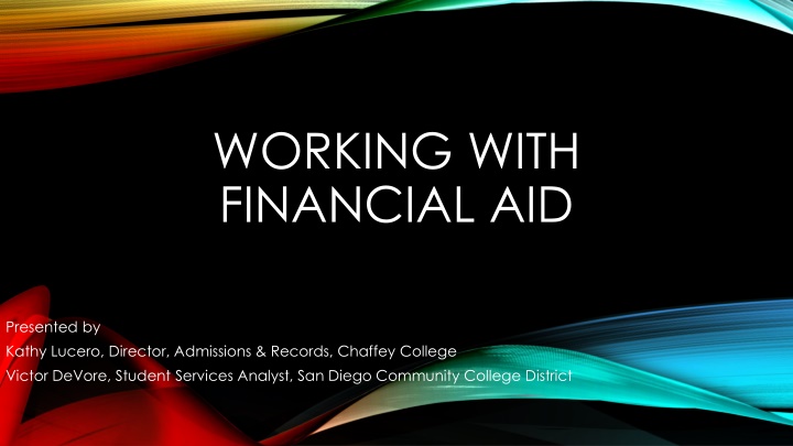 working with financial aid n.w
