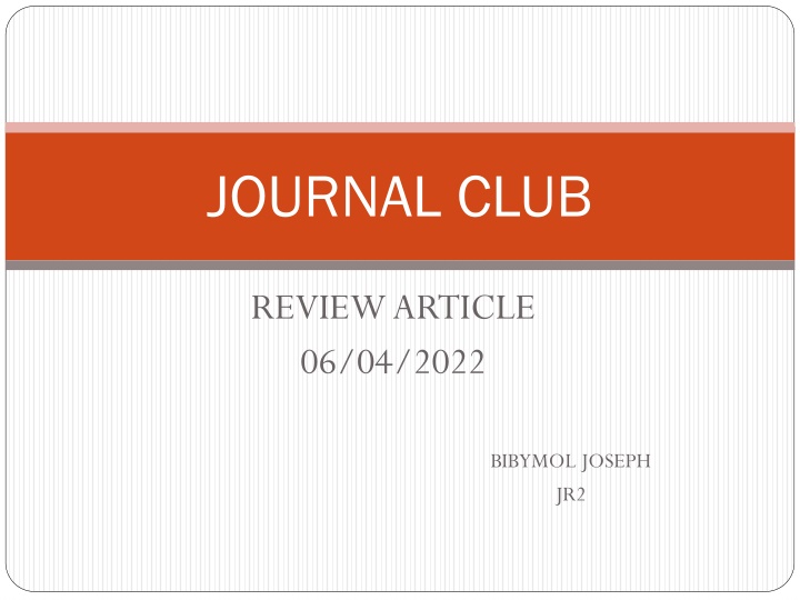 journal club n.w