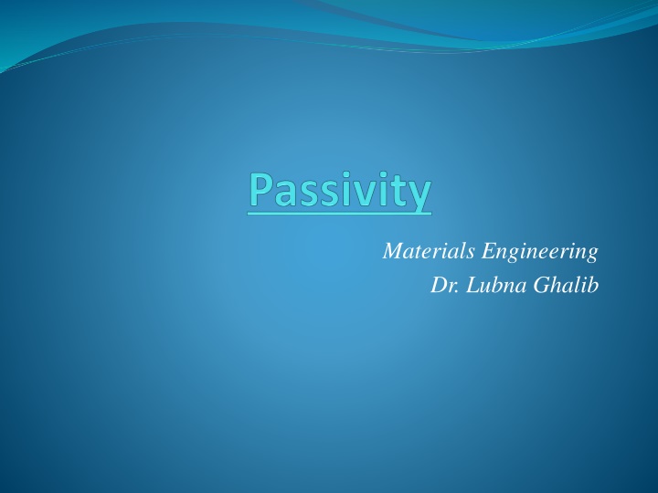 materials engineering dr lubna ghalib n.w